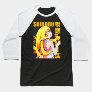 Monogatari - Shinobu Oshino Baseball T-Shirt